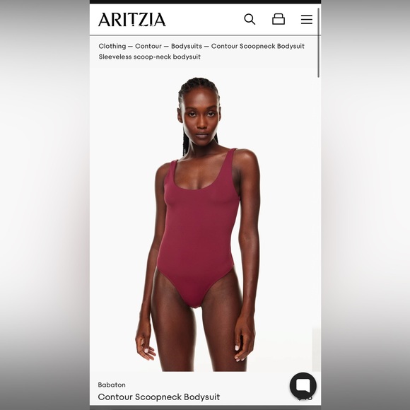 Babaton Tops - Brand New Babaton Scoopneck Contour Bodysuit